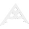 Ekena Millwork Pitch Brontes Architectural Grade PVC Gable Pediment, 72"W x 36"H x 1"P (12/12) GPP072X036X100BRO - alternate 1